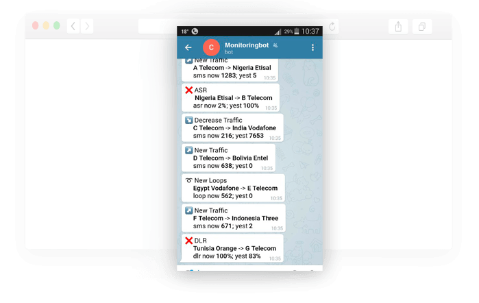 ASR and DLR alerts